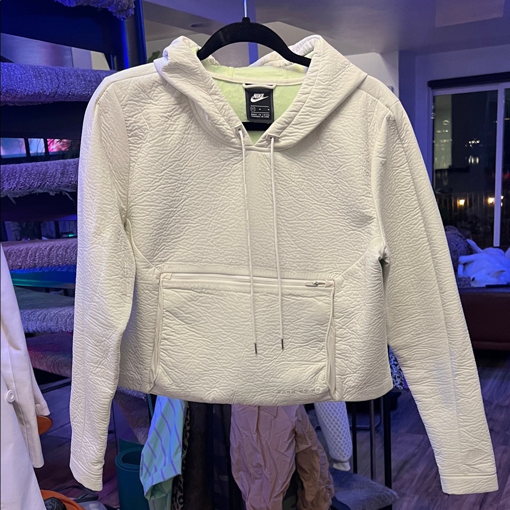 Nike Women's Off-White Quilted Utility Jacket
